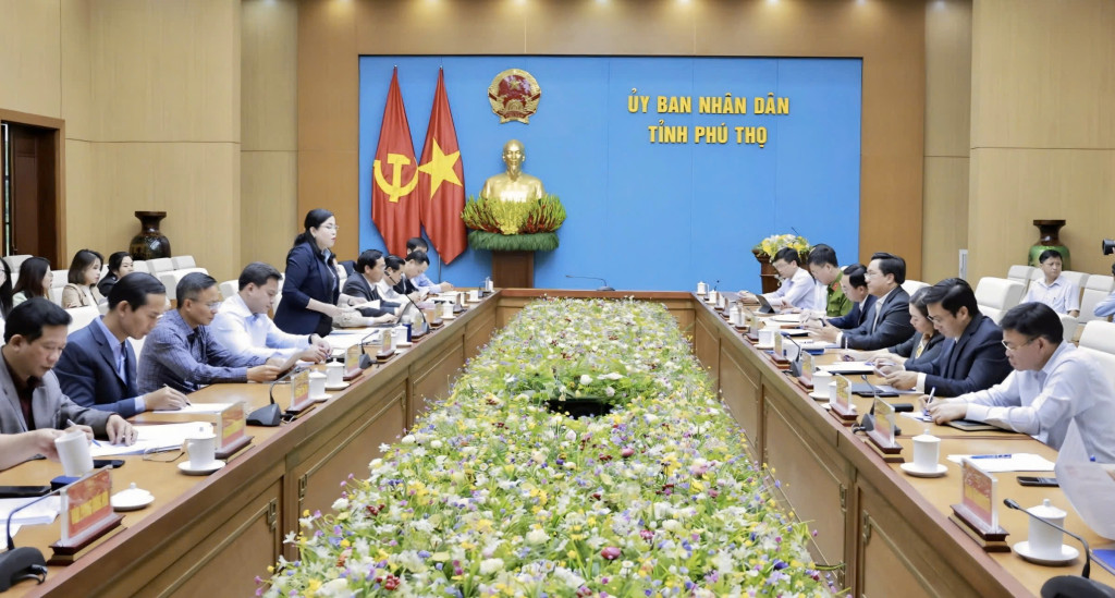 Đoàn công tác làm việc với UBND tỉnh 