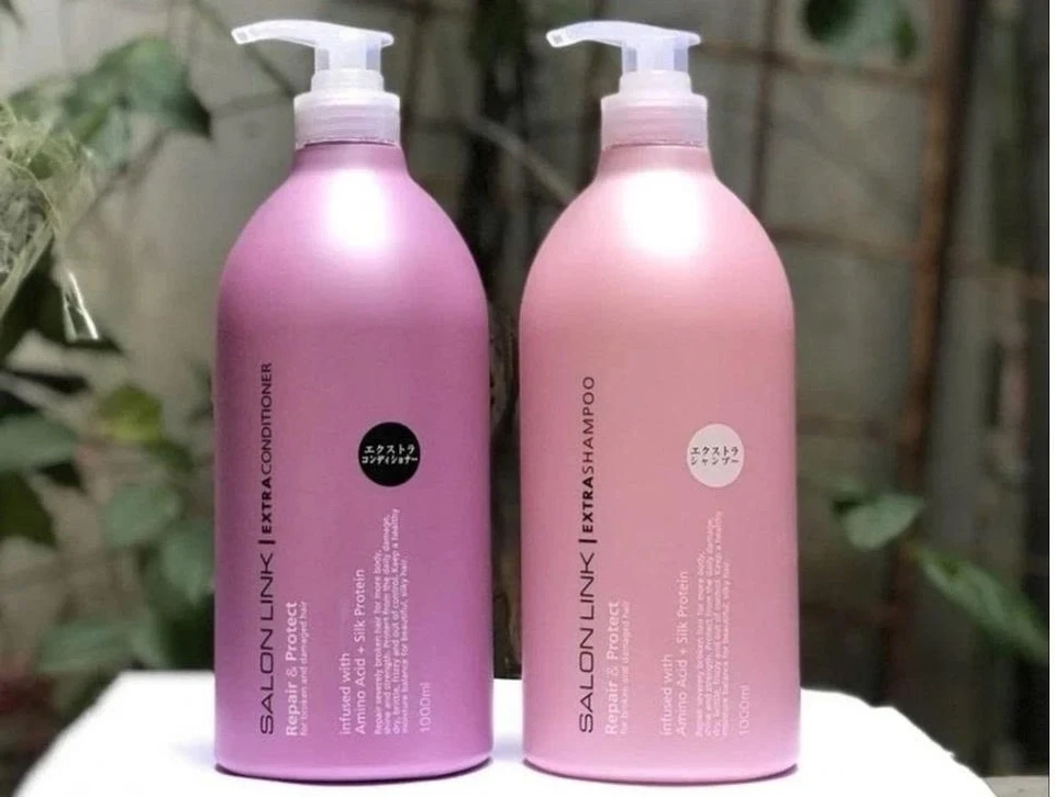 sản phẩm Salon Link Extra Conditioner và Salon Link Extra Shampoo do Công ty TNHH Đầu tư và Phát triển HSD đứng tên công bố