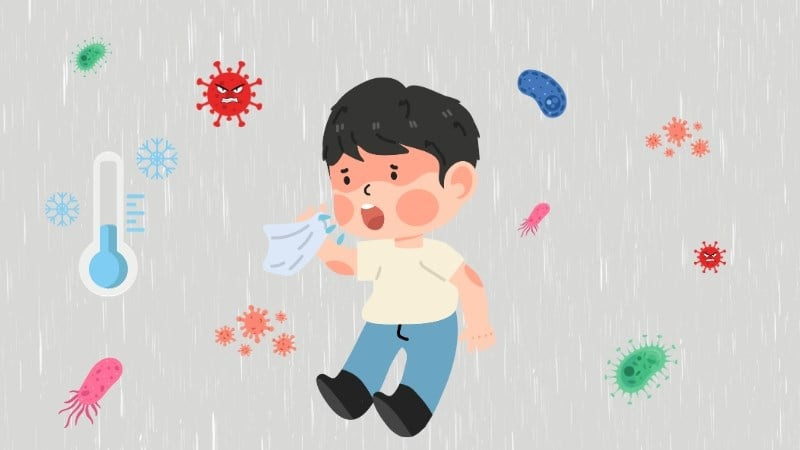 Người bệnh bạch hầu có các triệu chứng như ho, sốt (Ảnh minh họa)