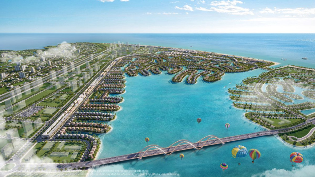 Mô hình Finger Villas độc đáo giúp mỗi căn biệt thự “Vịnh tỷ phú” đều sở hữu bãi biển riêng biệt, có căn tầm nhìn lên tới 8km
