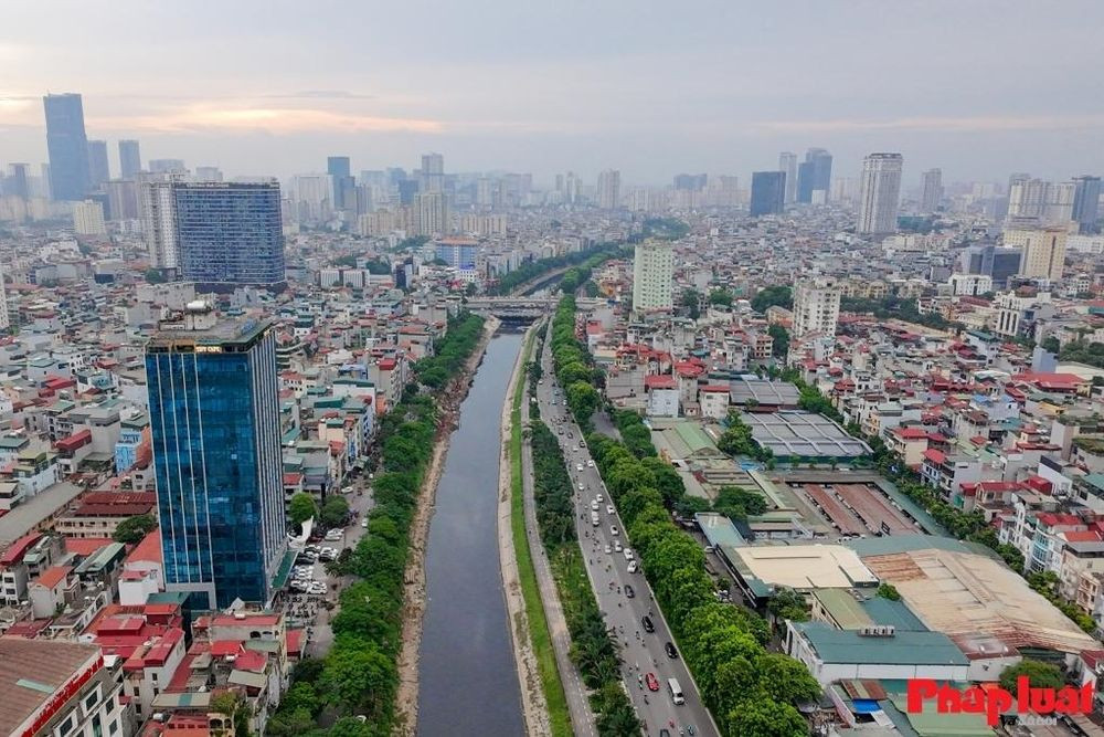 Dự án cải tạo, chỉnh trang và tái thiết hệ thống công viên dọc hai bên sông Tô Lịch có tổng mức đầu tư sơ bộ hơn 4.665 tỷ đồng (Ảnh: Internet)