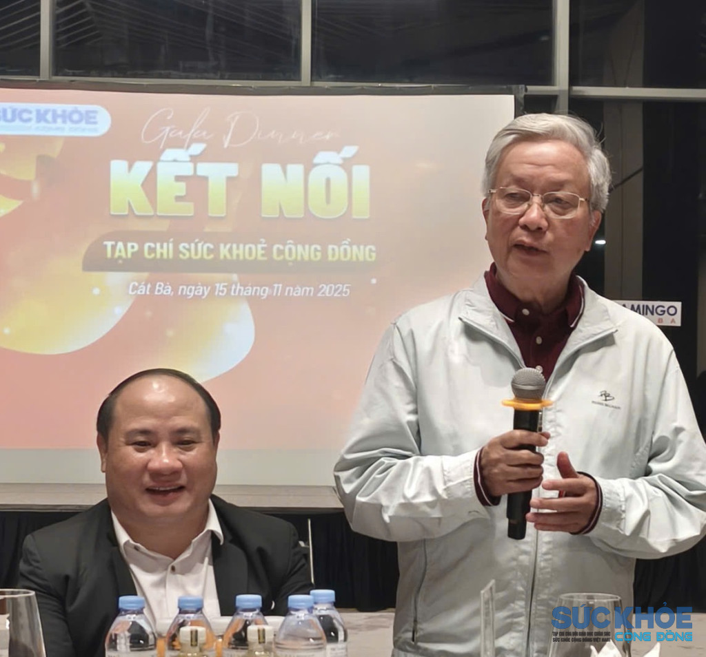Chủ tịch Hội VACHE Nguyễn Hồng Quân phát biểu chỉ đạo tại sự kiện