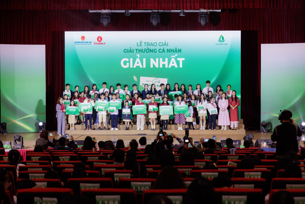 Cuộc thi “Gửi Tương Lai Xanh 2050” mùa 2 chứng kiến sự tăng trưởng ấn tượng khi thu hút số lượng thí sinh đăng ký tham gia tăng gấp 2,5 lần so với mùa 1. Ảnh: QVTLX
