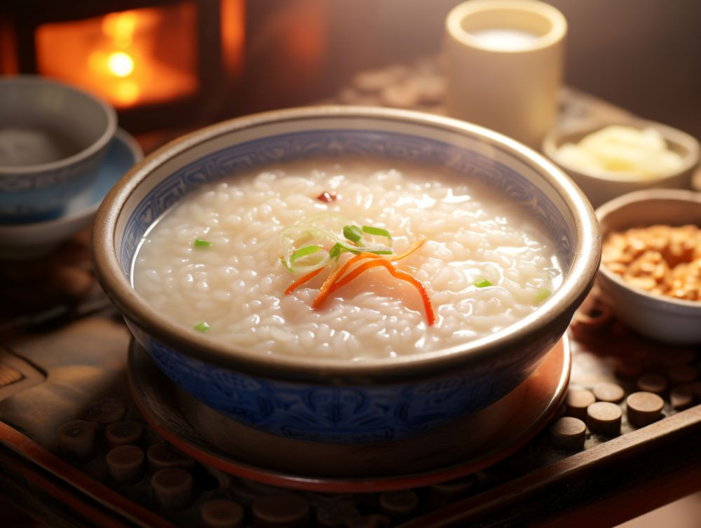 Cháo là món ăn lý tưởng khi hệ tiêu hóa hoạt động kém (Ảnh minh họa)

