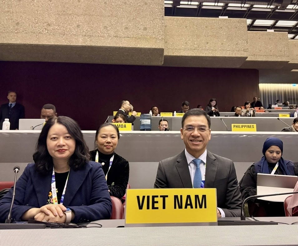 TS.BS Hà Anh Đức – Cục trưởng Cục Quản lý Khám, chữa bệnh, Giám đốc Quỹ Phòng, chống tác hại của thuốc lá, Trưởng đoàn Việt Nam tại hội nghị (Ảnh: Bộ Y tế)