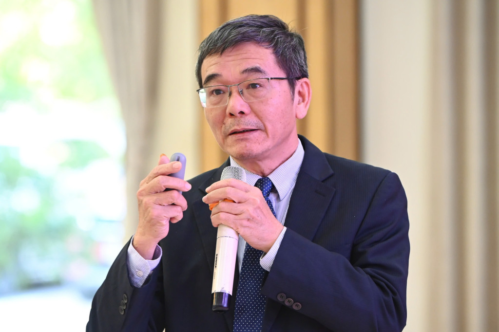 GS.TS Nguyễn Quốc Dũng, Phó Chủ tịch Thường trực Hội Đập lớn và Phát triển nguồn nước Việt Nam (Ảnh: VPG)