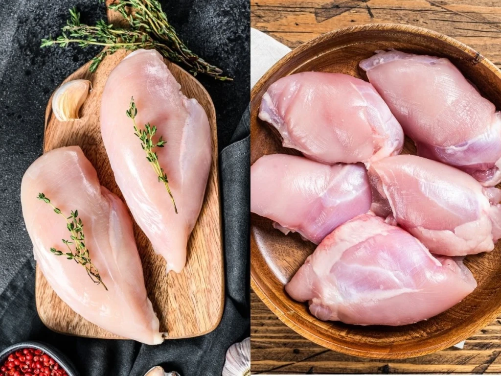 Chọn đùi gà hay ức gà? (Ảnh minh họa)