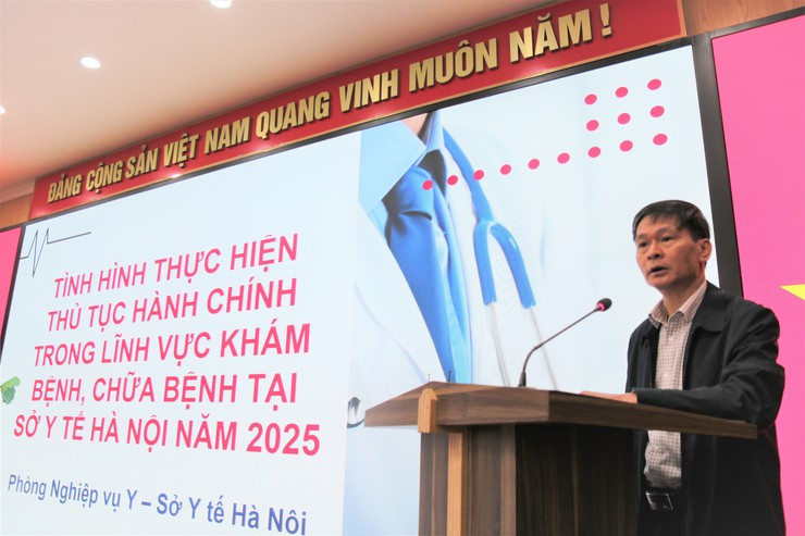 Phó Giám đốc Sở Y tế Hà Nội Vũ Cao Cương nhấn mạnh, hội nghị đối thoại nhằm kịp thời tháo gỡ khó khăn, vướng mắc của tổ chức, cá nhân trong giải quyết thủ tục hành chính