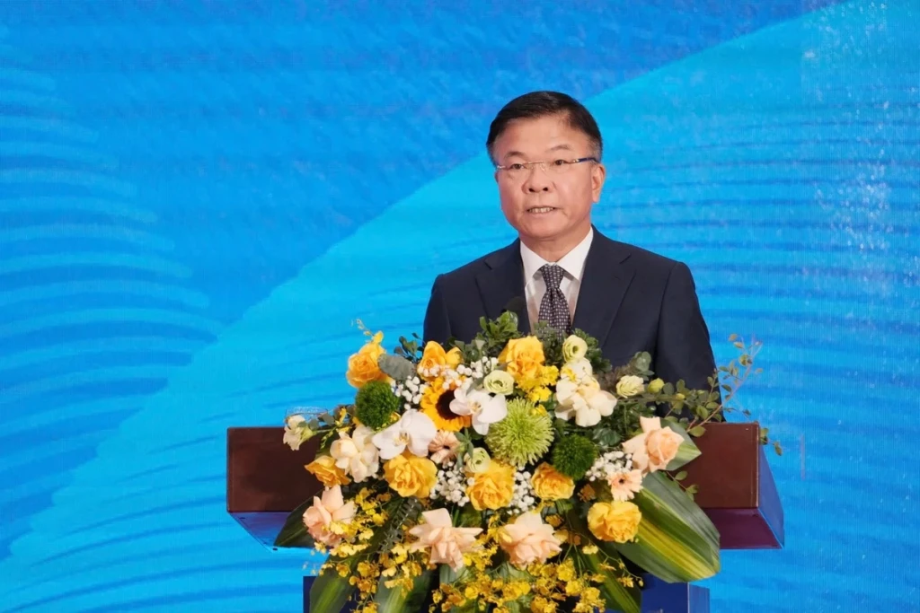 Phó Thủ tướng Lê Thành Long phát biểu khai mạc sự kiện (Ảnh: Quỳnh Chi/BNN)