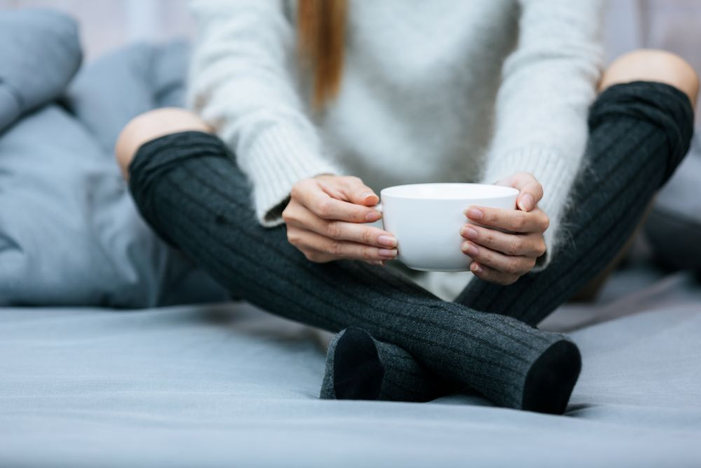 Bàn chân và vùng tiếp xúc nhiều với mặt đất, nên rất dễ bị lạnh vào mùa đông (Ảnh minh họa)
