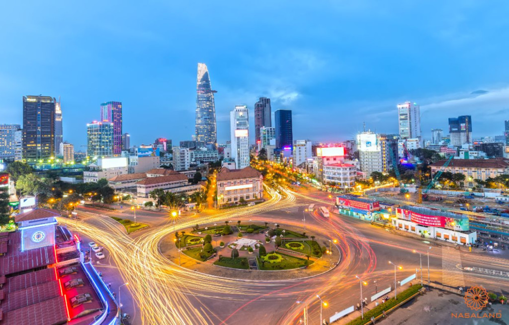 Quận 1 (cũ) là đô thị trung tâm, biểu tượng cho sự thịnh vượng của TP.HCM (Nguồn: Internet)