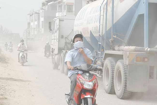 Hà Nội đang trong đợt cao điểm về ô nhiễm không khí, ảnh hưởng tới sức khoẻ người dân (Ảnh minh hoạ internet)