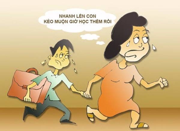 ảnh minh hoạ về dạy thêm học thêm 