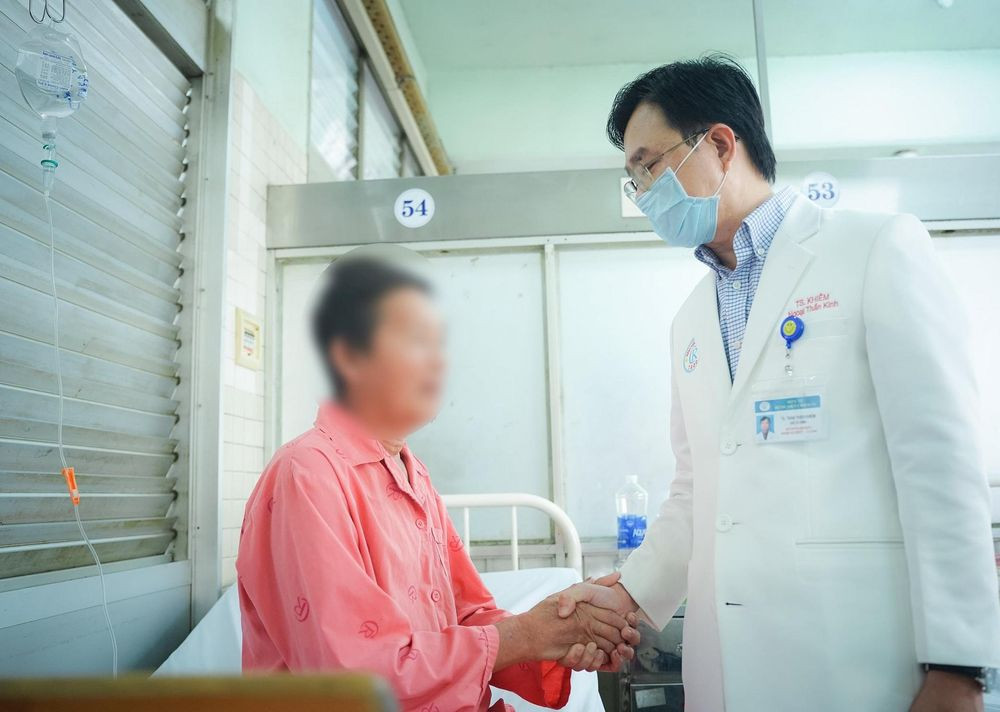 Tình trạng bệnh nhân đã cải thiện (Ảnh: BVCC)