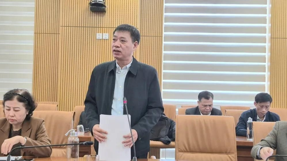 Ông Hoàng Đức Cường, Phó Cục trưởng Cục Khí tượng thủy văn, Bộ NN&MT (Ảnh: AH)