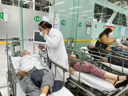 Số ca cấp cứu do đột quỵ tại Bệnh viện Bạch Mai có xu hướng gia tăng (Ảnh: BVCC)
