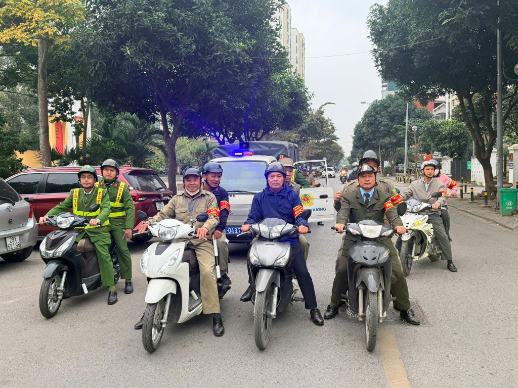 Công an phường Bồ Đề thực hiện kế hoạch của ban chỉ đạo 197 TP Hà Nội