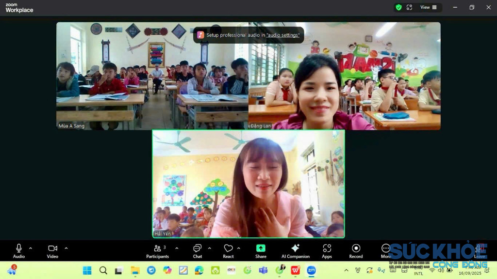 Giờ dạy của cô trò (ảnh: PV)