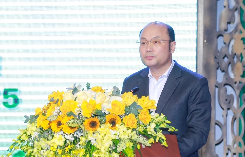 Phó Chủ tịch UBND tỉnh Cao Văn Cường phát biểu kết luận hội nghị