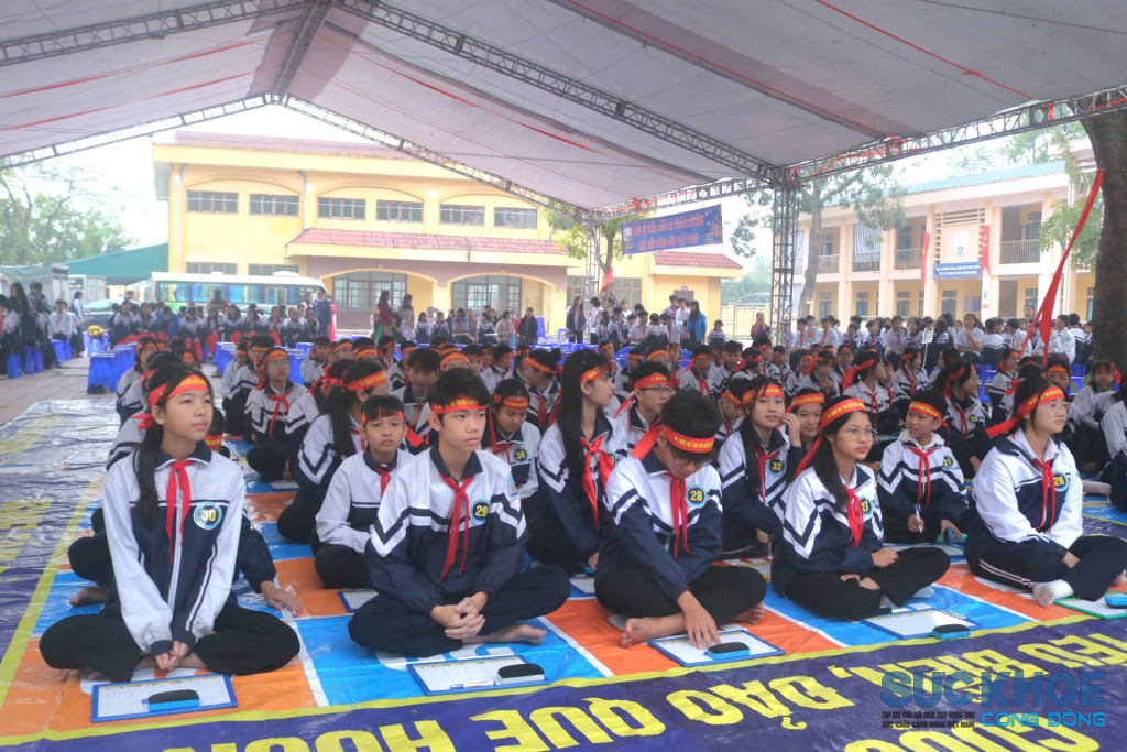 Em học sinh đến từ các trường Trung học cơ sở tham gia