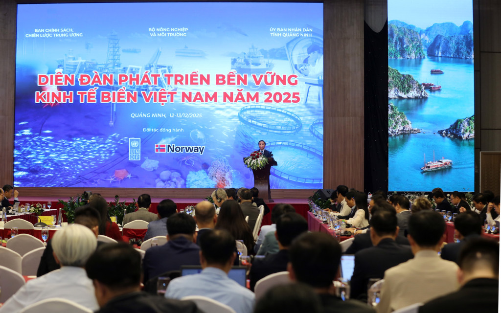 Phó Thủ tướng đánh giá cao các ý kiến tại Diễn đàn (Ảnh: VGP/Minh Khôi)