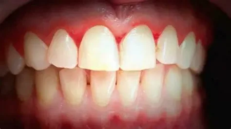 Viêm lợi khiến lợi dễ bị chảy máu hơn bình thường (Ảnh minh họa)