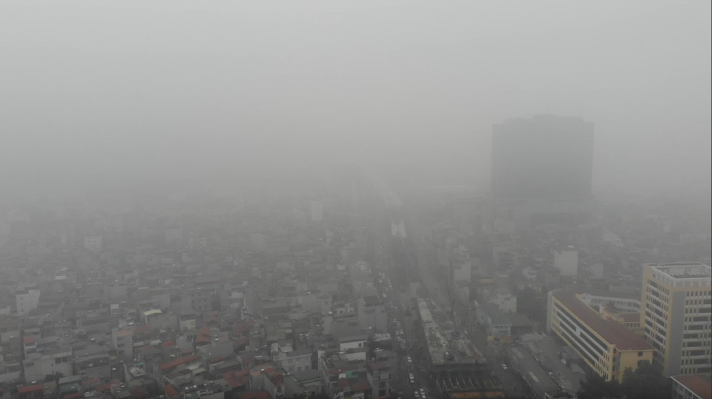 Hà Nội quay trở lại Top 10 thành phố ô nhiễm không khí nhất thế giới (Ảnh minh hoạ)
