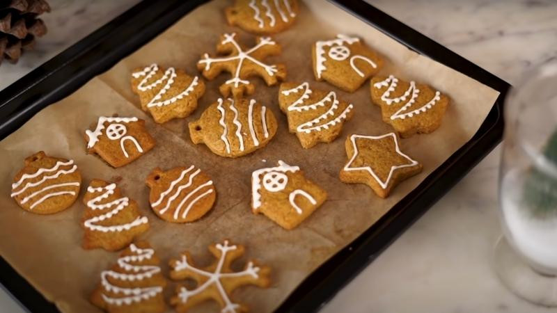 Bánh quy gừng Noel quen thuộc trong dịp Giáng Sinh (Ảnh minh họa)