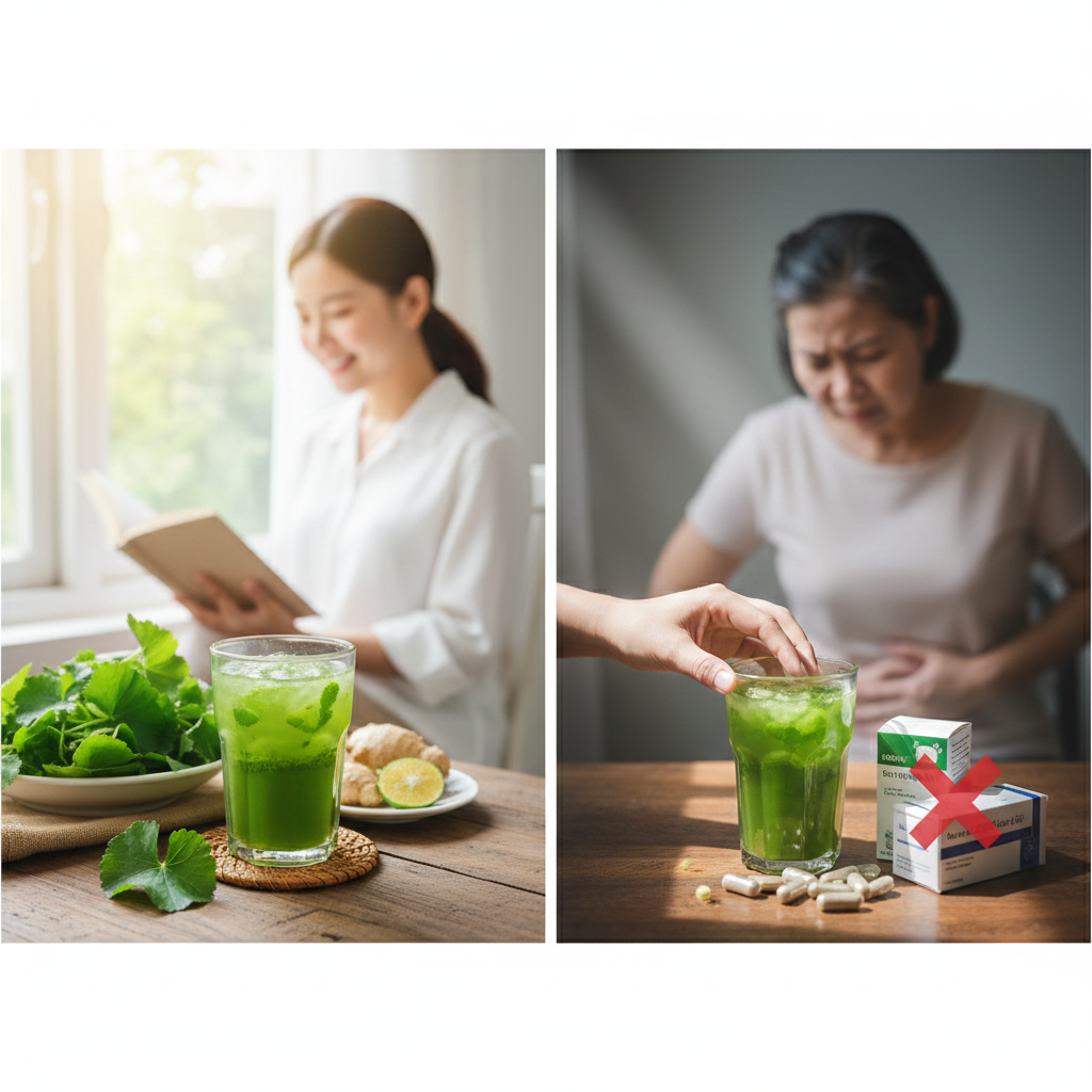 Không phải ai cũng thích hợp để sử dụng rau má (Ảnh minh họa)
