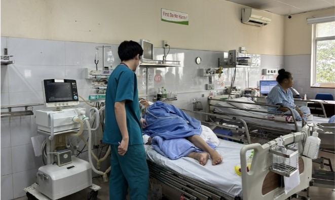 Điều trị cho bệnh nhân suy tim tại Bệnh viện Lê Văn Thịnh (Ảnh: BVCC)