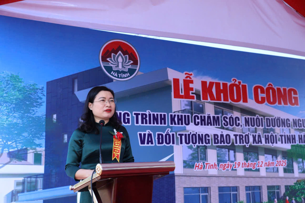 PCT UBND tỉnh Hà Tĩnh, Nguyễn Thị Nguyệt phát biểu