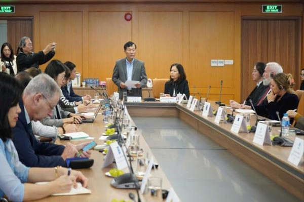 Toàn cảnh Lễ công bố Kế hoạch ứng phó thiên tai chung năm 2025 (Ảnh: Bộ Nông nghiệp và Môi trường)