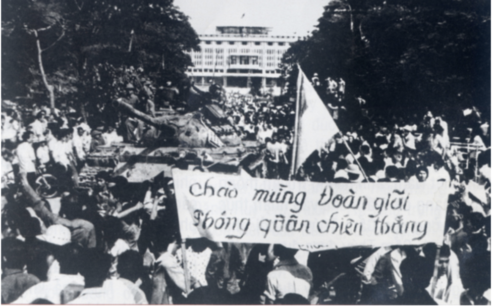 Không khí thành phố Sài Gòn trong ngày chiến thắng 30/4/1975 (Ảnh: TL)