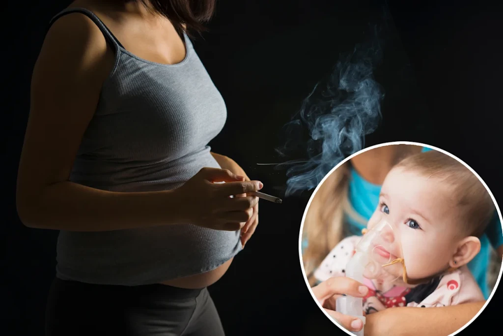 Khói thuốc lá ảnh hưởng tới sự phát triển của thai nhi và não bộ của trẻ em (Ảnh minh hoạ)