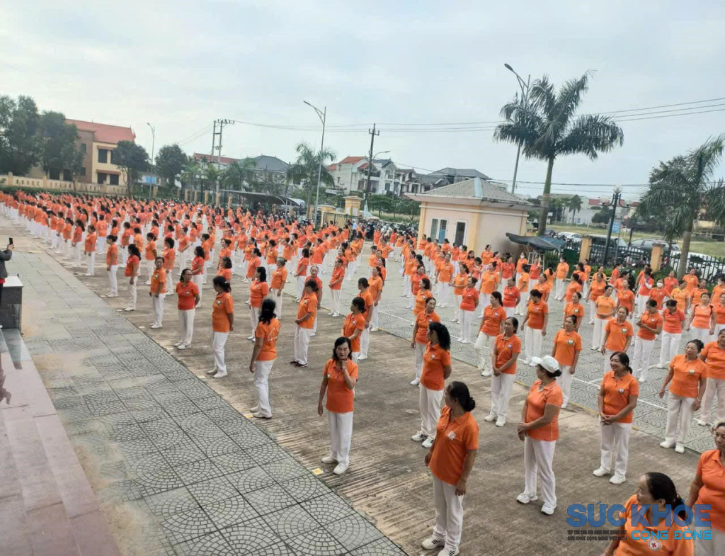 Phong trào dưỡng sinh tâm thể đang phát triển sâu rộng tại các địa phương (Ảnh: Viện DSTT Việt Nam)
