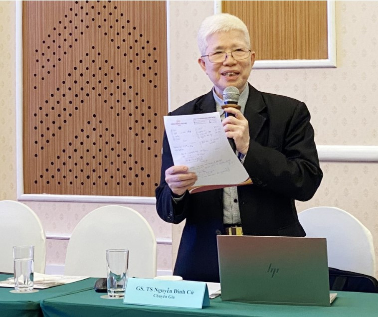 GS. TS Nguyễn Đình Cử, nguyên Viện trưởng Viện Dân số và các vấn đề xã hội (Ảnh: TL)