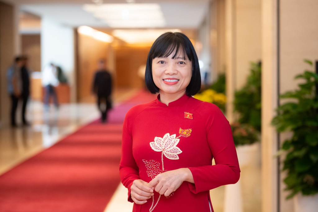 Đại biểu Nguyễn Thị Việt Nga - Phó Trưởng Đoàn chuyên trách Đoàn Đại biểu Quốc hội thành phố Hải Phòng (Ảnh: NVCC)