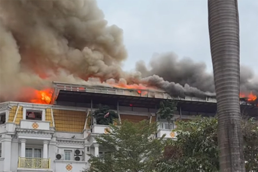 Hiện trường vụ cháy (Ảnh: Hoàng Sơn)