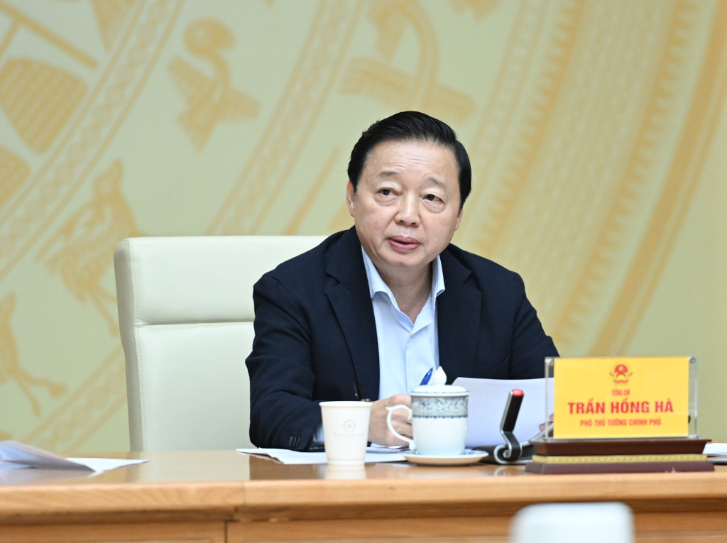Phó Thủ tướng Chính phủ Trần Hồng Hà tham dự Hội nghị (Ảnh: VGP/Nhật Bắc)