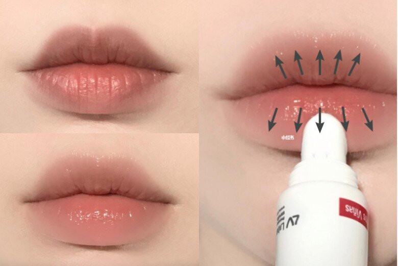 Dưỡng ẩm môi đầy đủ cũng giúp đôi môi trở nên căng mọng hơn khi thoa son (Ảnh: Sưu tầm)