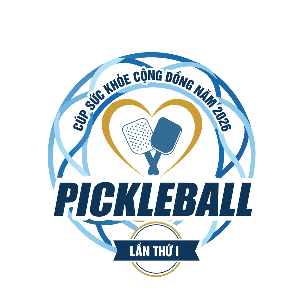 Logo chính thức của giải Pickleball Cup Sức khỏe Cộng đồng 2026 
