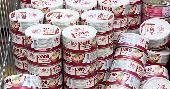 Sản phẩm Pate Cột Đèn Hải Phòng của Công ty CP đồ hộp Hạ Long