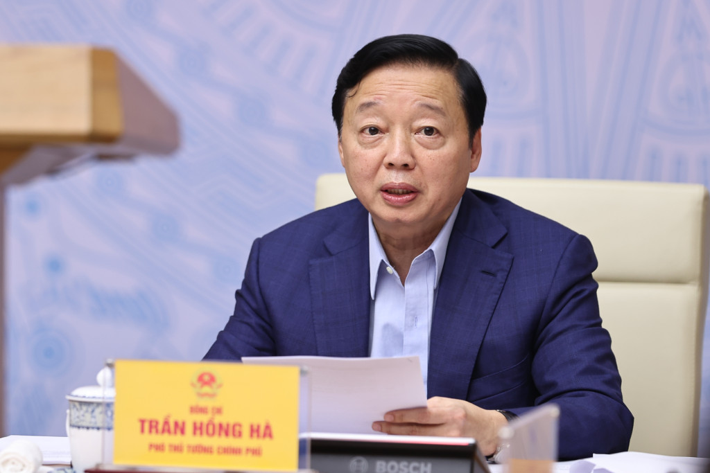 Phó Thủ tướng Trần Hồng Hà phát biểu (Ảnh: VGP/Nhật Bắc)