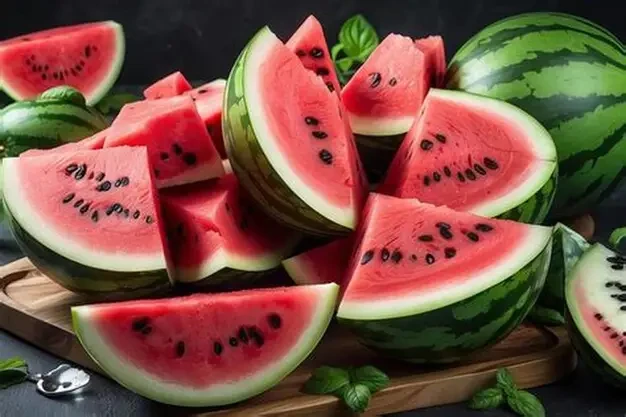 Việc bọc kín và bảo quản dưa hấu trong điều kiện nhiệt độ phù hợp giúp kéo dài thời gian sử dụng, đảm bảo an toàn thực phẩm. (Ảnh: Sưu tầm)