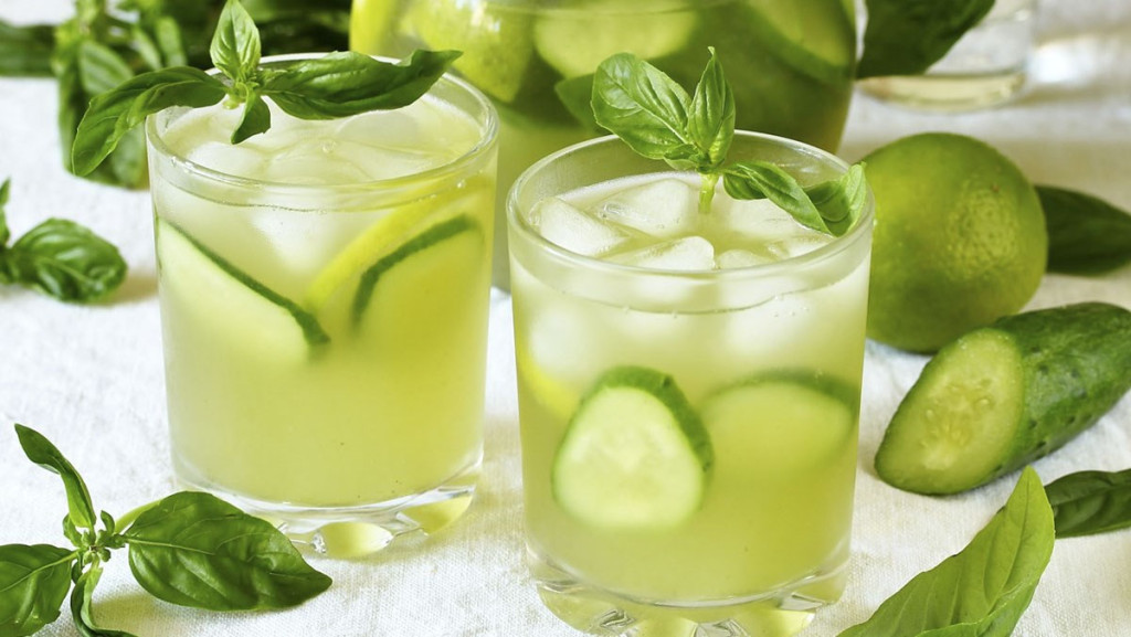 Nước dưa chuột ít calo (Ảnh: Sưu tầm)
