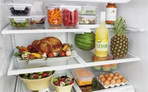 Thực phẩm chín và sống cần được để riêng trong tủ lạnh để tránh nhiễm khuẩn chéo trong những ngày Tết. (Ảnh: Sưu tầm)