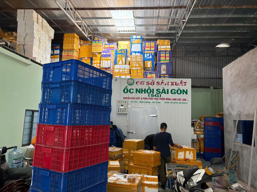 Các cơ sở sản xuất, đóng gói của các đối tượng (Ảnh: CACC)
