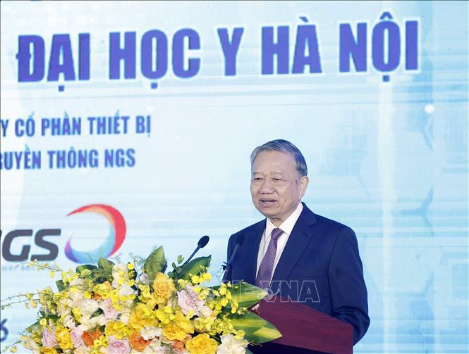 Tổng Bí thư Tô Lâm phát biểu (Ảnh: TTXVN)
