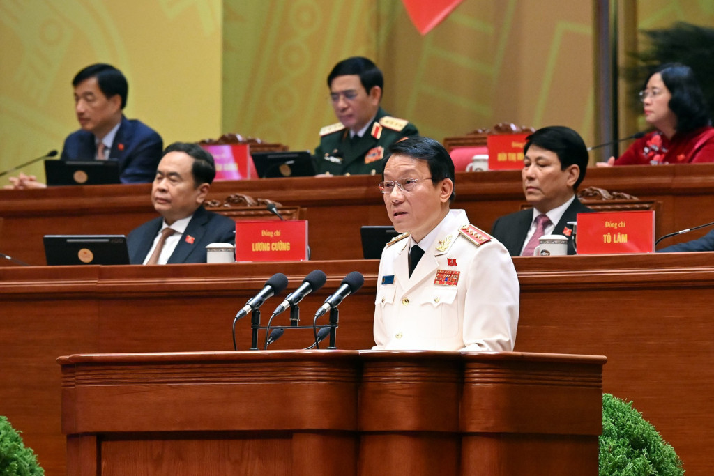 Đại tướng Lương Tam Quang, Ủy viên Bộ Chính trị, Bí thư Đảng ủy Công an Trung ương, Bộ trưởng Công an, tham luận về 