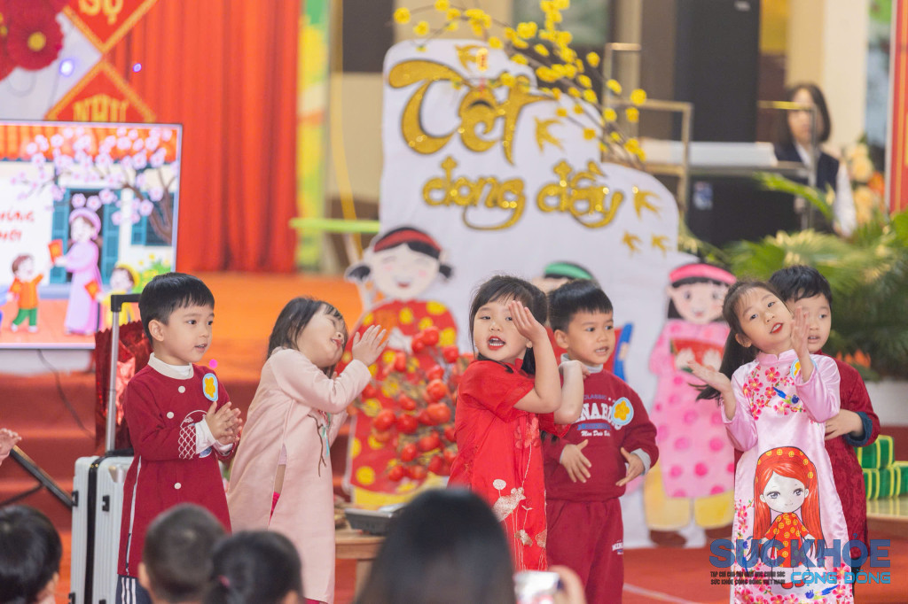 Hoạt động của các em trường mầm non Hoa Hồng ( ảnh: TL)